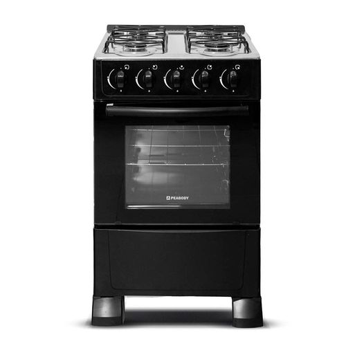 Cocina A Gas Peabody 50 Cm Negra Multigas 50Negra