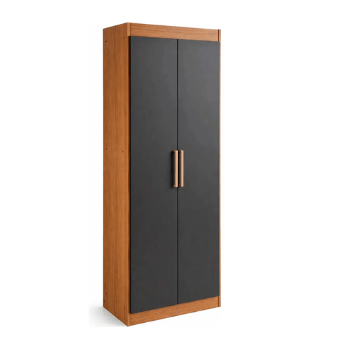 Armario multifunción Máximo 2 puertas grafito teca 58010