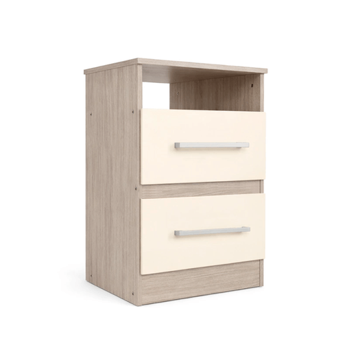 Mesa de luz Máximo 2 cajones color golden oregon 57011