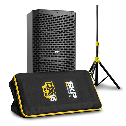 Bafle activo SKP 15" DSP con soporte y funda DX15 PLUS