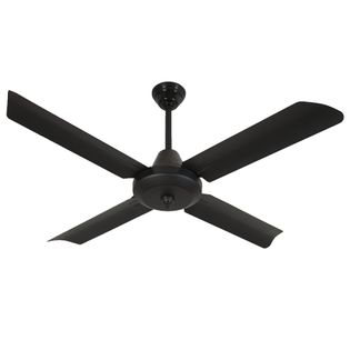 Ventilador de techo Severbon VTA420 negro microtexturado sin luz 85W